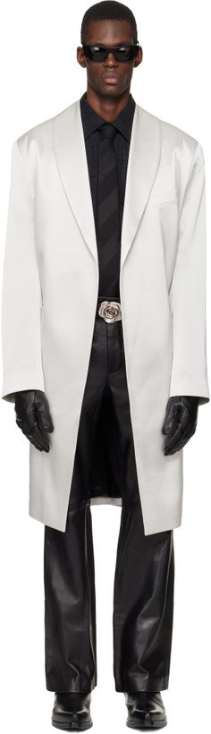 Photo: Ernest W. Baker Off-White Tailored Coat