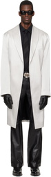 Ernest W. Baker Off-White Tailored Coat