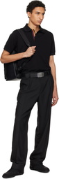 Hugo Black Bonded Logo Backpack
