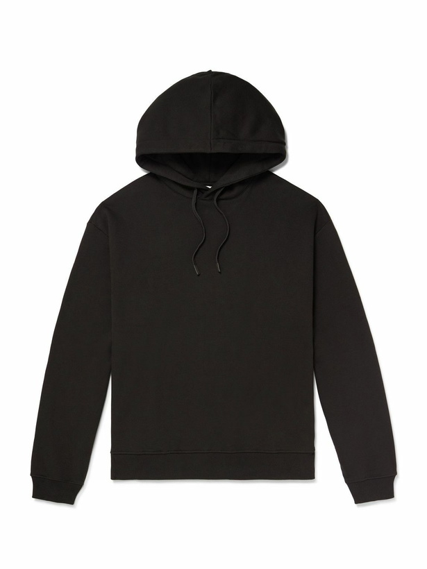 Photo: NN07 - David Organic Cotton-Jersey Hoodie - Brown