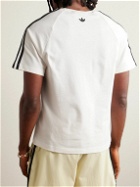 adidas Originals - Wales Bonner Webbing-Trimmed Organic Cotton-Jersey T-Shirt - White