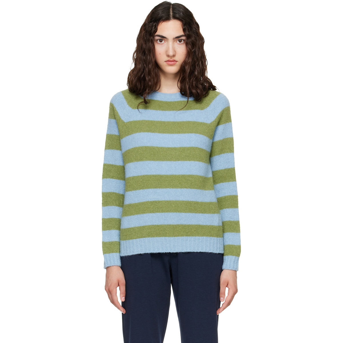 Weekend Max Mara Blue & Green Ghiacci Sweater