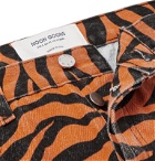 Noon Goons - Suburbia Skinny-Fit Tiger-Print Denim Jeans - Orange