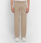 Theory - Caz Stretch-Cotton Twill Trousers - Beige