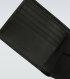 Saint Laurent - East/West embossed leather wallet