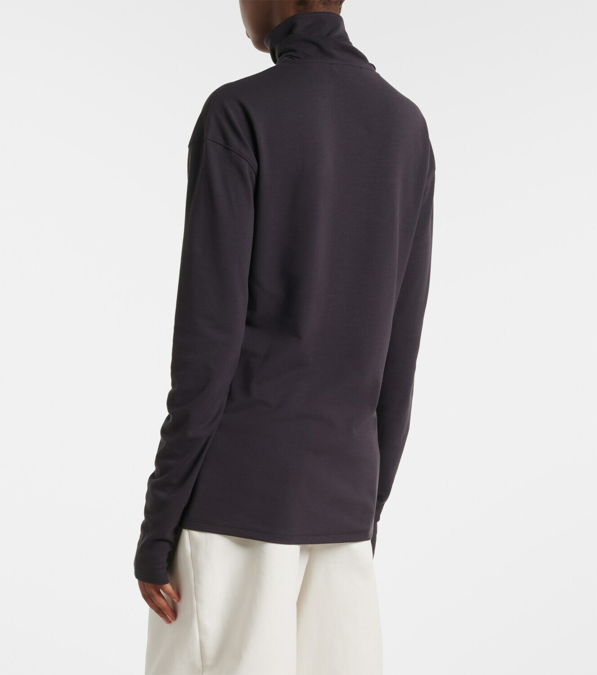 Lemaire Cotton jersey turtleneck top