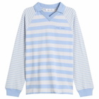 Samsøe Samsøe Women's Saella Long Sleeve Polo Top in Bel Air St