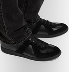 Maison Margiela - Replica Suede and Leather Sneakers - Black