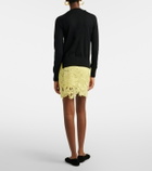 Sportmax Bora floral lace miniskirt