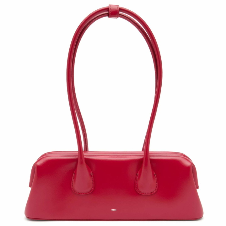 Photo: OSOI Women's Boat Wide Mini Bag in Plum Red 