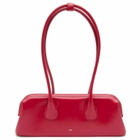 OSOI Women's Boat Wide Mini Bag in Plum Red 