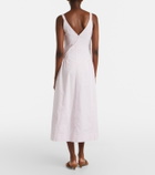 Posse Lindie cotton poplin midi dress