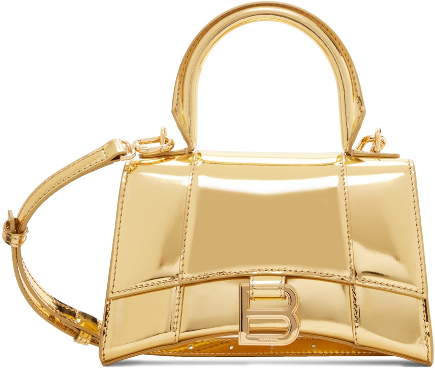 Photo: Balenciaga Gold XS Hourglass Bag