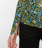 Victoria Beckham - Floral mockneck top