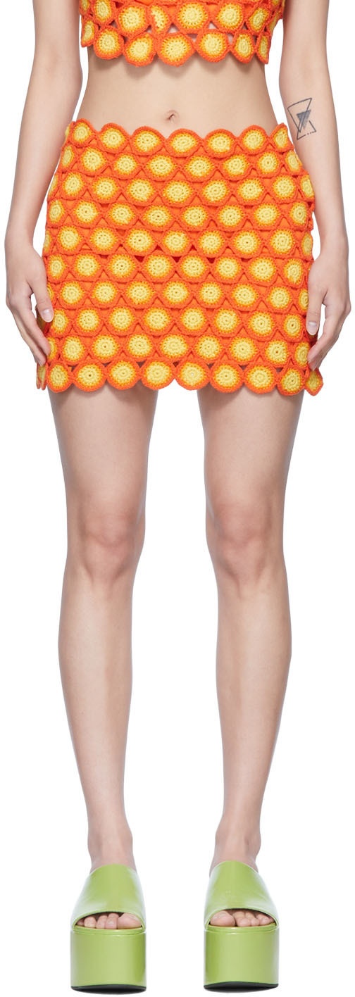 Photo: Simon Miller Orange Wizzy Miniskirt