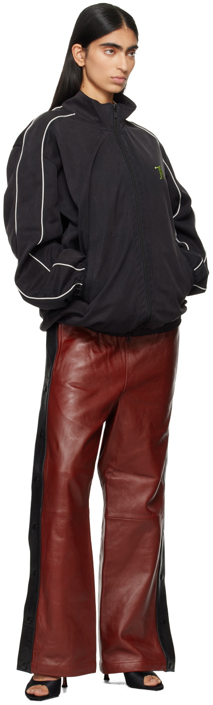 doublet Black Zombie Silhouette Track Jacket