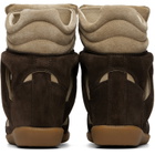 Isabel Marant Brown & Taupe Bekett Sneakers