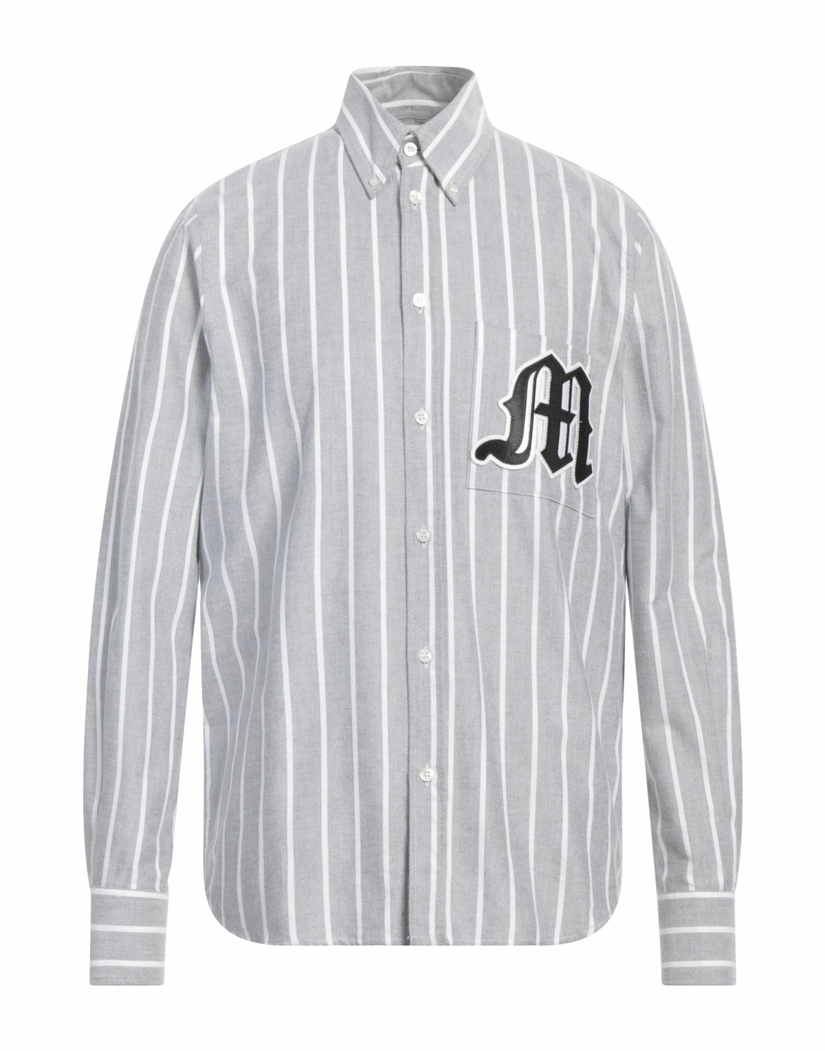 Msgm Mens Shirt Light in Grey