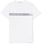 Moncler - Slim-Fit Logo-Print Cotton-Jersey T-Shirt - White