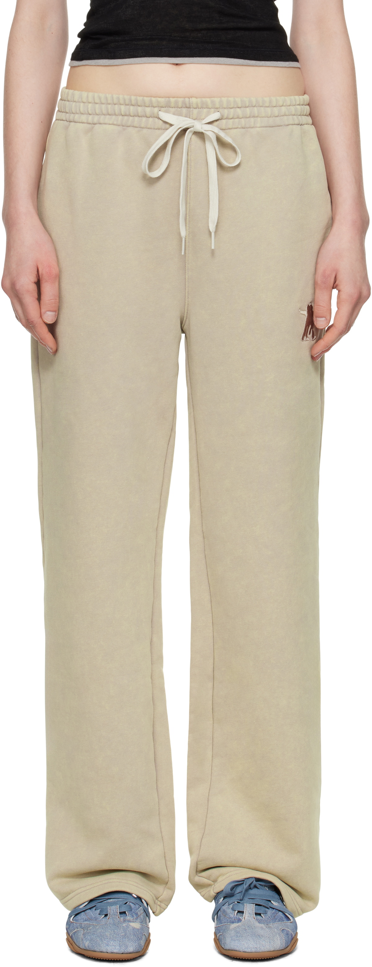 OPEN YY Khaki Rose Lounge Pants OPEN YY