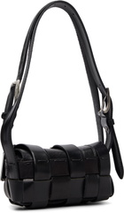 HODAKOVA Black Buckle Baguette Bag