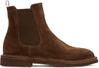 Officine Creative Brown Hopkins 117 Chelsea Boots