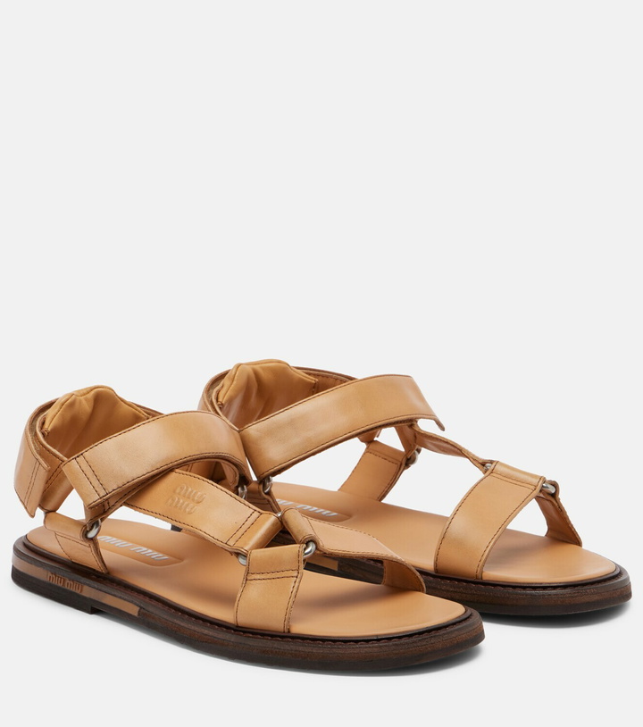 Photo: Miu Miu Leather sandals