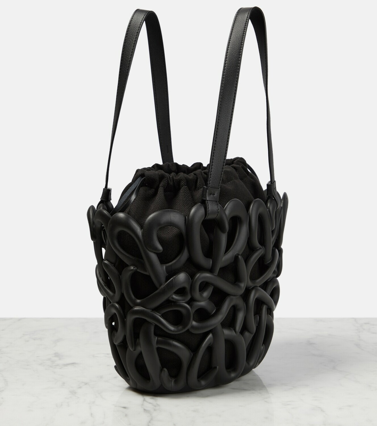 Loewe Anagram Small cutout leather tote Loewe