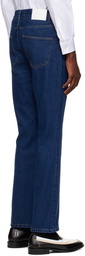 Ernest W. Baker Navy Flare Jeans