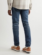 John Elliott - The Cast 2 Distressed Stretch-Denim Straight-Leg Jeans - Blue