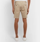 AMI - Slim-Fit Cotton-Twill Bermuda Shorts - Beige