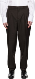 Mark Kenly Domino Tan Studio Brown Pai Trousers