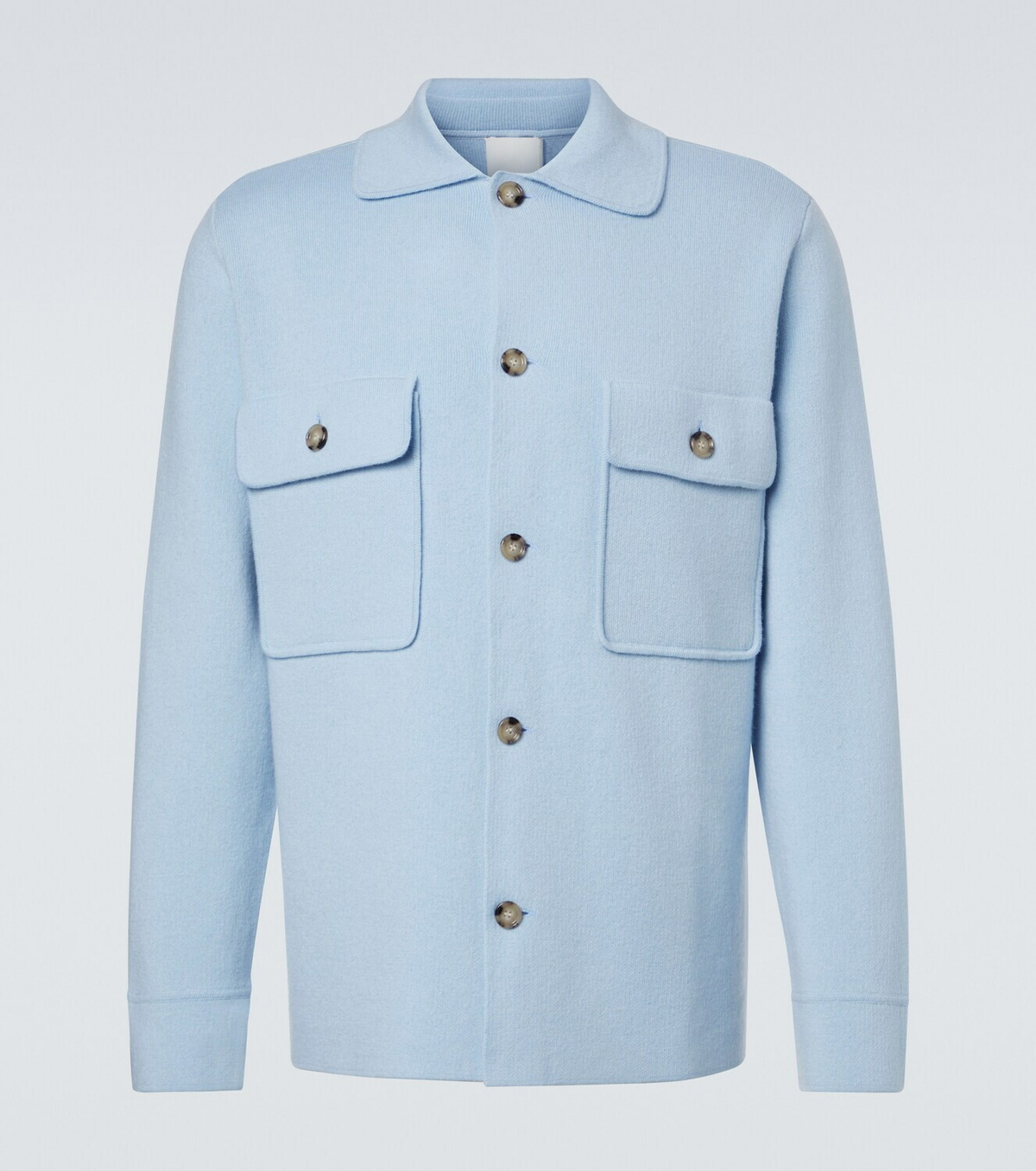 Allude Wool and cashmere overshirt