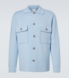 Allude Wool and cashmere overshirt
