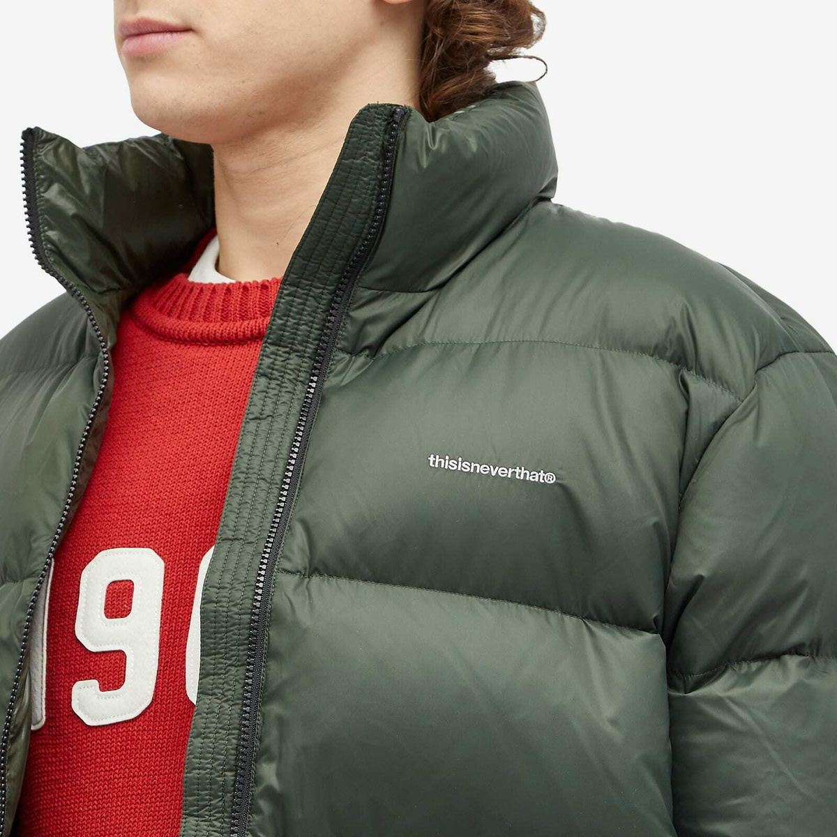 thisisneverthat Men's PERTEX T Down Jacket in Green thisisneverthat Men's PERTEX T Down Jacket in Green