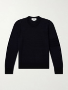 Thom Browne - Milano Stitch Wool, Linen and Cotton-Blend Sweater - Blue