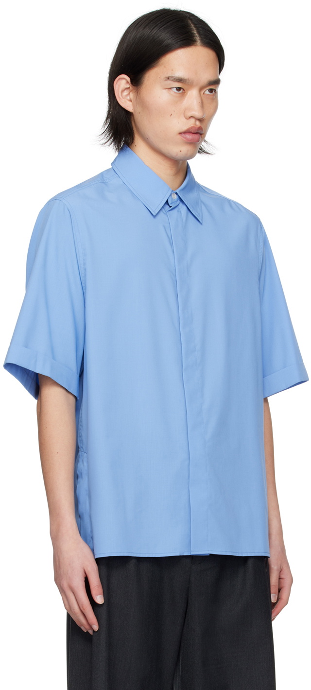 Youth Blue Vented Shirt