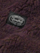 Snow Peak - Wool-Blend Fleece Jacket - Purple