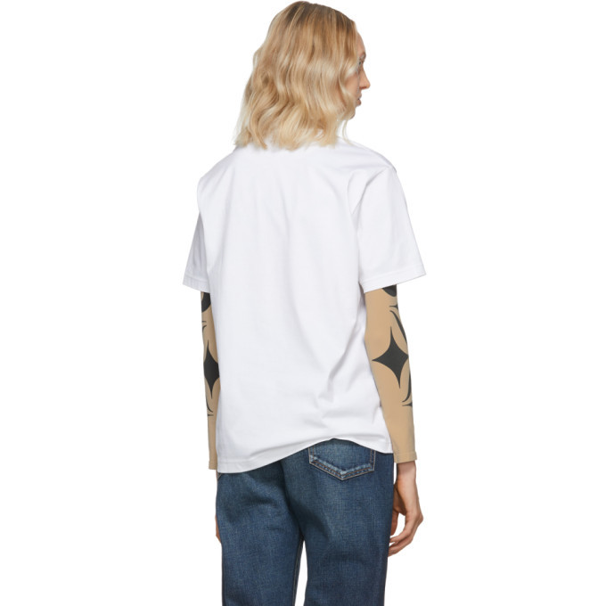 JUNYA WATANABE STRIKEBACK Tシャツ sleepy様用 Junya Watanabe White Strikeback T-Shirt Junya Watanabe