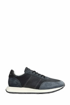 Philippe Model Tour Low Sneakers In Black Suede And Fabric