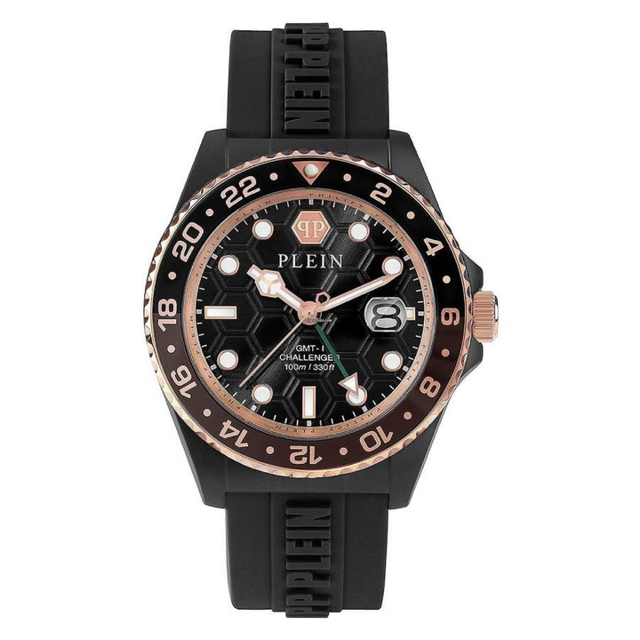 Photo: Philipp Plein GMT-I Challenger Quartz Black Dial Mens Watch PWYBA0823
