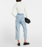 Proenza Schouler - Chambray high-rise cargo jeans