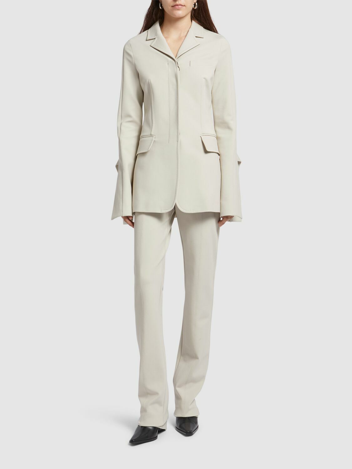 SPORTMAX Cabreo Viscose Interlock Blazer Sportmax