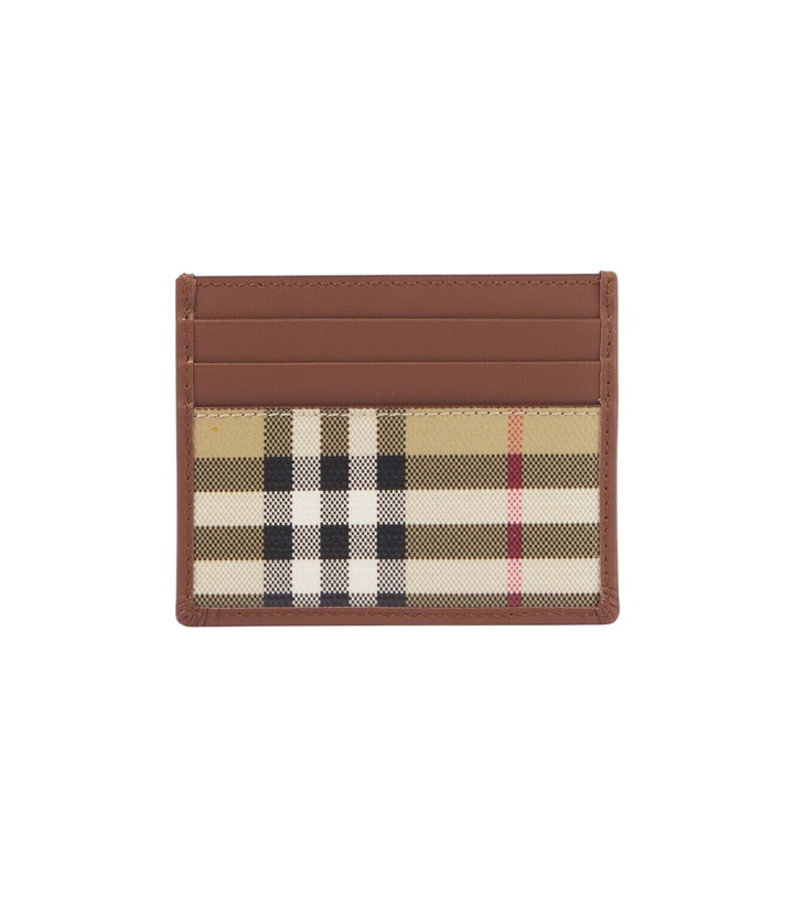 Photo: Burberry Burberry Check canvas card holder
