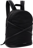 Alexander McQueen Black 'The Harness' Backpack