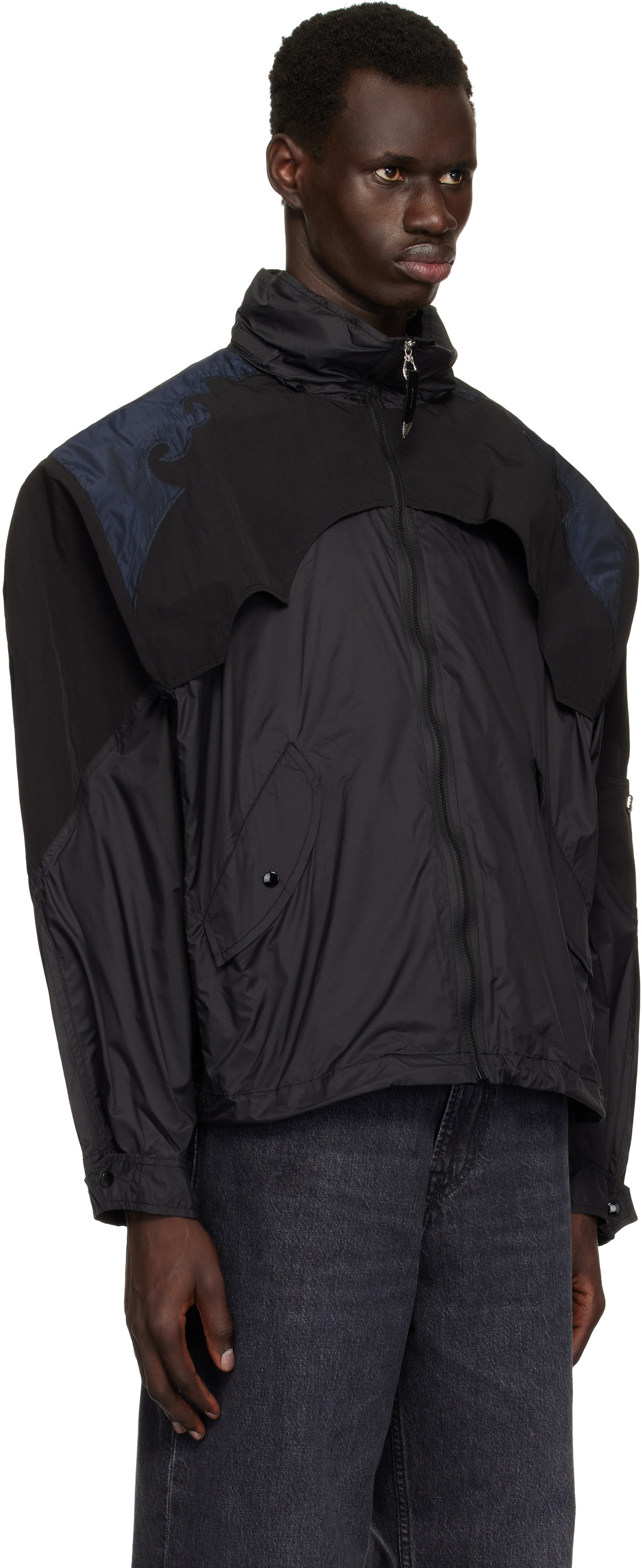 Toga Virilis Black Ripstop Jacket