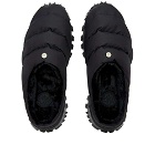 Moncler Men's Genius x 1017 ALYX 9SM Puffer Trail Slides Shoe in Black