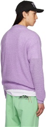 Aries Purple Printed Sweater
