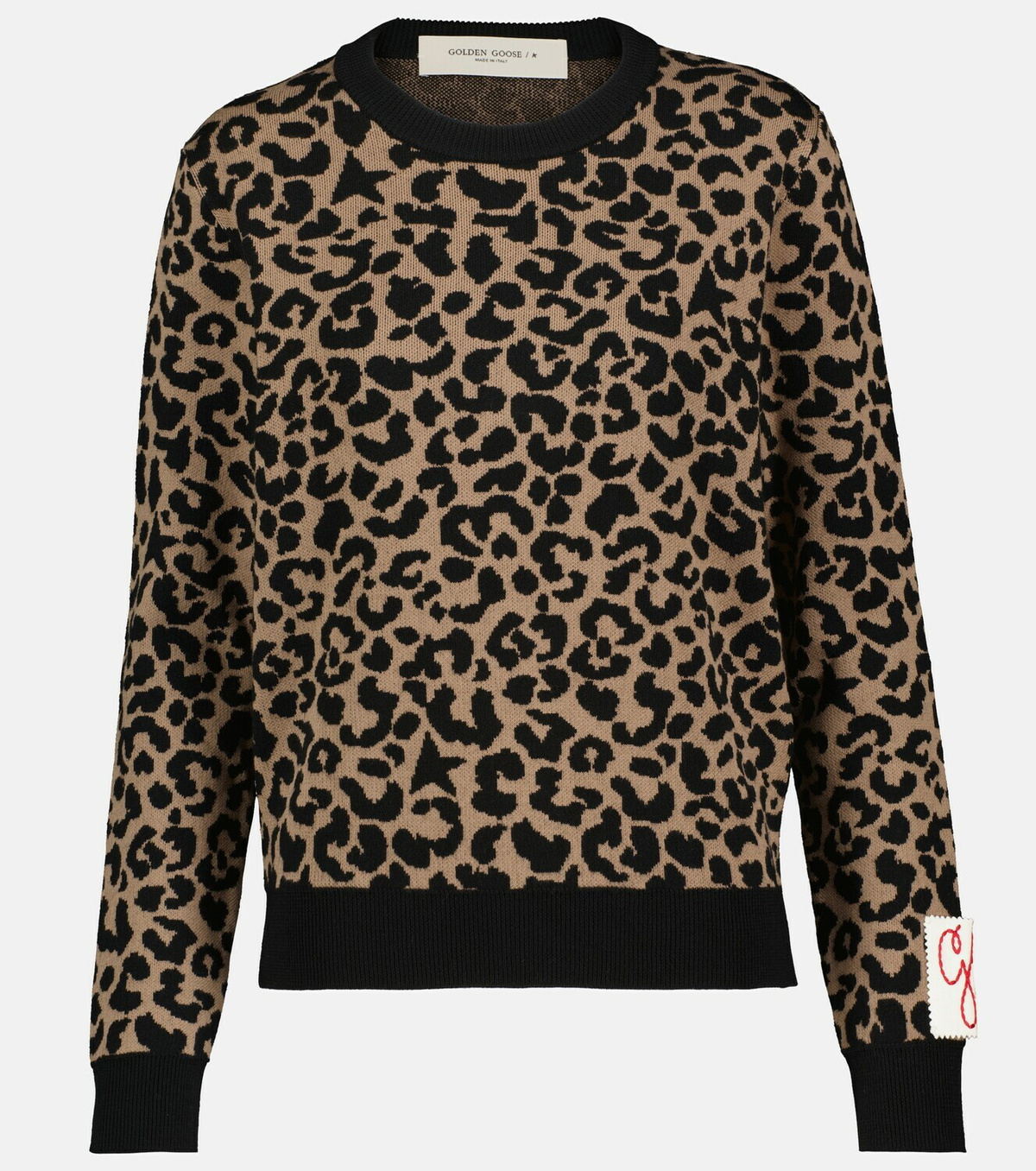 Golden Goose - Leopard-print wool sweater