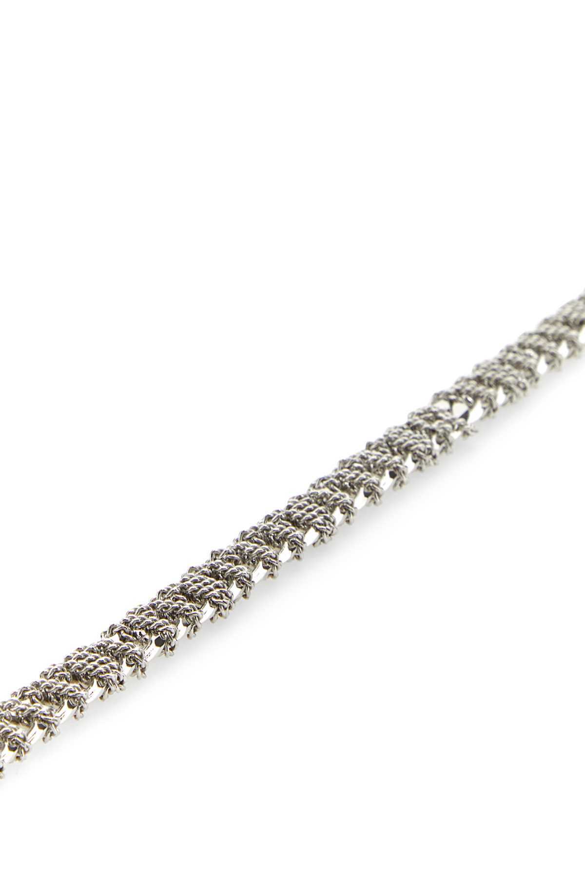 Emanuele Bicocchi 925 Silver Entwined Chain Necklace